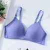 Bras Womens Sexy Bra Seamless Push Up Tops Underwear Wireless AB Cup Comfort Lingerie Solid Color Fashion Female Gather Bralette