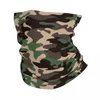 Bandanas Military Camouflage Green Brown Black Neck Gaiter Women Men UV Protection Winter Army Camo Bandana Scarf For Hiking