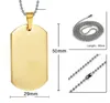 Personality Military Pendants Jewelry Matching 14k Gold Necklace Colar Masculino