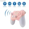 Kontrolery gier Joysticks BT Wireless Game Controller do Switch Gamepad Joystick na PC Game Pro Pro Kontroler OLED z programowalnym funkcją Obudowania L24312