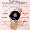 Horloges 2022 Nieuwe Dames Slimme Horloge Mode Vrouwen Hartslag Gezondheid Tracker IP68 Waterdichte Muziek Smartwatch Klok Voor Xiaomi Huawei ios