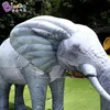 도매 맞춤형 야외 광고 풍선 시뮬레이션 동물 코끼리 만화 동물 동물원 놀이 공원 장식을위한 현실적인 모델