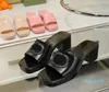 Pantofole firmate da donna pantofole con scivolo in gelatina sandali di cristallo scarpe da spiaggia di lusso estive scarpe basse tacchi alti