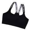 Camisoles Tanks Tampa de tanque sexy com Bra Bra Women Sports Corset para ginástica feminina Pad Sportswear Yoga Push Up Bralette