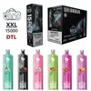 Direkt till Lung Bang XXL HOOFAH 15000 PULDS Disponibla VAPE DTL 24 ml Förfylld Mesh -spole Shisha Bar Soparble Bottom Justerbar luftflödespod Enhet E Cigaretter