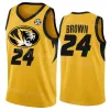 Missouri Tigers College Jersey Basket Brown 5 DMOI Hodge 4 DeAndre Gholston 11 Isiaih Mosley 35 Noah Carter 10 Nick Honor 55 Sean II