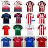 Fans toppar Guadalajara -tröjor 2024 J.Macias Brizuela F. Beltran Home Alvarado esports Football Shirth240313