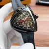 Armbandsur Triangle Heart Shape Unique Personality Sports Mens Automatic Mechanical Watch
