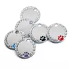 20 pz Strass Inciso Dog Tag Personalizzato Pet Cat ID Tag Anti-perso Gattino Cucciolo Tag Cani Collari Accessori Ciondolo 1020209f