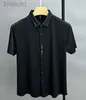 Men's Polos High end brand embroidery fashion polo shirt short sleeve summer ice silk seamless breathable casual lapel T-shirt ldd240312