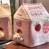 Strawberry Milk Banana Milk Cat Bed Cat House 201111326R