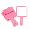 Custom Hand Held Makeup Mirror 5 Pieces Bulk Whole Personalized Compact Square Heart Shape Gifts Souvenir Mirrors 2205093050