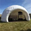 Utomhus 10md (33ft) med fläkttält som campar stora uppblåsbara igloo Dome tält Hållbar klubbfest Booth Advertising Wedding Mobile Home Shelter Skicka med skepp till dörr