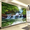 Водопад Природа Пейзаж 3D Po обои для спальни гостиной диван ТВ фон Papier Peint индивидуальный постер настенная роспись271a