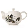 Китайский чайник кунг-фу, чайник Дэхуа, глиняный кофейный чайник и набор чашек, гайвань, самовар, кофейная посуда, чайная посуда, чайная посуда, бар 240304