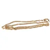 Роскошная модная женская цепочка для солнцезащитных очков с буквами, качественная цепочка средней толщины, металлическая цепочка золотого, серебряного цвета, противоскользящий держатель, оптовая продажа