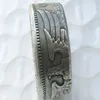 Tyskland silvermyntring 5 Mark Silver Plated Handmade i storlekar 7-12264b