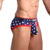 Slip imprimé B caleçon drapeau B hommes USA classique hommes slip coton hommes sous-vêtements Sexy taille basse conception convexe culottes décontracté Riefs GG riefs rief