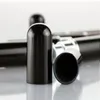 5 мл Высококачественные инструменты для макияжа Маленький черный алюминиевый стеклянный флакон с распылителем для духов 5cc Портативный косметический распылитель F20172667 Kbtrq Ifasu