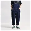 Pantalons à bretelles pour hommes, salopette pour hommes, vêtements de travail japonais, bretelles multi-poches, pantalons de travail amples et décontractés, pantalons Cargo