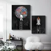 Graffiti Art Astronaut Ruimte Dromen Ruimtevaartuig Canvas Schilderij Muur Foto voor Woonkamer Posters en Prints Home Decor2673