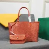 Designer Artoises Tote PM GM Sac Sacs à bandoulière classiques Sacs à main en cuir de toile Sacs à provisions de luxe pour femme Grande capacité Flottant à l'intérieur de la poche Totes Vert Marron