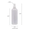 300 ml x 20 vaporisateur de brume bouteille en plastique noir brun rechargeable parfum bouteilles cosmétiques emballage parfums conteneur pulvérisateur fin Tsraa