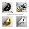 Party Masks 200Pcs/Lot Mens Masquerade Maske Fancy Dress Venetian Maskse Plastic Half Face Optional Mti-Color Drop Delivery Home Garde Dhmer