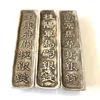 Hela antika Sycee Silver Ingot Old Ingot Broken Silver White Copper Silver Plated Ten Liang Bar Sycee235d