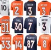 Hayranlar Russell Wilson Elway Terrell Davis Javonte Williams Courtland Sutton Jeudy Marvin Mims Zach Allen Futbol Jerseyh240313