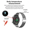 Uhren Zodvboz Neue Smart Watch Men Custom Dial Call Blutdruckkörpertemperatur Überwachung wasserdichte Smartwatch für Huawei Xiaomi