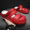 Sandals Trendy All-match Couple's Beach Shoes Fashion Personality Slipper For Men And Women Soft Bottom Mens Two Ways To Wear