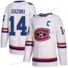 14 Nick Suzuki Custom Men Women Youth Montreal Jersey 22 Cole Caufield Juraj Slafkovsky Josh Anderson Brendan Gallagher Jake Allen Carey Price Kirby Dach