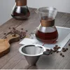 Randig kaffekanna handbryggt glas kaffe delning kruka barista verktyg kaffeware teaware kaffetillbehör kettle kanna krukor bar 240304
