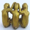 Collection Brass Voir Parler N'entendez Aucun Mal 3 Statues de Singe grand229v