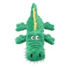 Fabricant de gros vert bleu violet chien crocodile jouets en peluche