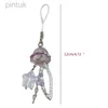 Porte-clés longes Unique méduse étoile pendentif téléphone sangle lanière perlée porte-clés sangle sac à dos breloque accessoires clés de voiture décoration ldd240312