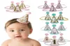 Kinder Haar schmücken erste Geburtstag Party Hüte Baby Haarband schießen Prop Prinzessin Krone Mädchen Geburtstag Hut Baby Mädchen Kuchen zerschlagen d8464121