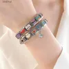 Perline Hapiship Nuova moda popolare Dolce zia Mamma Papà Amore Nipote Link con ciondoli Misura bracciale in acciaio inossidabile da 9 mm Creazione di gioielli fai da te DJ132L24213