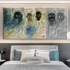 Pinturas engraçado graffiti arte jean michel basquiat lona pintura a óleo arte abstrata poster parede imagem para crianças roo233z