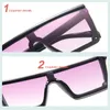 Übergroße quadratische Kindersonnenbrille Mädchen Baby Jungen Festival Punk Sonnenbrille UV400 Brille Kinder De Sol Masculino 240219