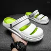 Sandals Trendy All-match Couple's Beach Shoes Fashion Personality Slipper For Men And Women Soft Bottom Mens Two Ways To Wear