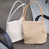 Тканая сумка из травы, корейская сумка в том же стиле, повседневная сумка через плечо, летняя модная женская сумка