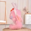 Gros mignon oreilles de lapin point de fleur en peluche Playmate jeux pour enfants Playmate cadeau de vacances décor de chambre