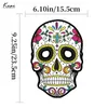 Designer-Masken, 6 Stück, mexikanischer Todestag, Halloween, Totenkopf-Maske, Damen, Herren, Party, Make-up, Ball, DIY, elastisches Seil, Papier, Cosplay-Masken