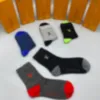 designer socks socks Classic black white Grey Women Men top Quality Letter Breathable Cotton Sports Ankle sock Elastic Football Soccer Running Sock 5 pieces/boxr