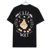 2024 CASABLANC T-shirt Men Designer T Shirts Spring Summer New Style Starry Castle Short Sleeve Casa Men T-Shirts Tennis Club US Size S-XXXL