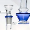 Bong in vetro Mulino a vento Spin Pipa ad acqua Pyrex Narghilè Percolatore Gorgogliatore Tubi per fumatori Filtro con ciotola per tabacco maschio da 14 mm