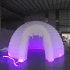 Anzeigen 10mD (33ft) mit Gebläse, farbwechselnder LED-Beleuchtung, aufblasbares Kuppelzelt, beleuchtetes aufblasbares Iglu-Partyzelt für Ausstellungen