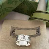 Nuovo designer Ring Ghost Silver Rings for Men Women Unisex Love Rings